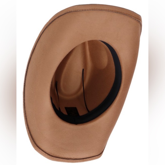 Western Concho Hat with Belt Trim